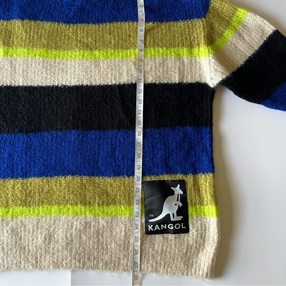 Kangol x H&M striped logo over sized sweater size Medium - Picture 11 of 13
